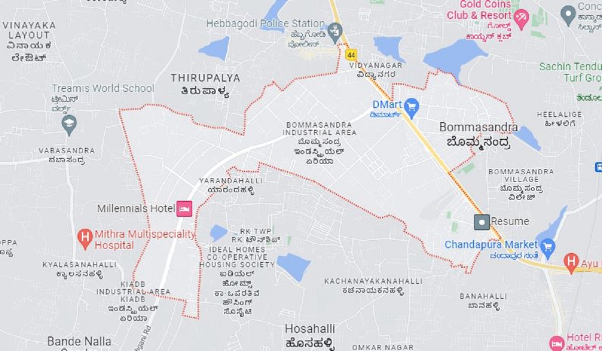 Bommasandra Industrial Area Pincode Address Company List Hotel Map Jobs