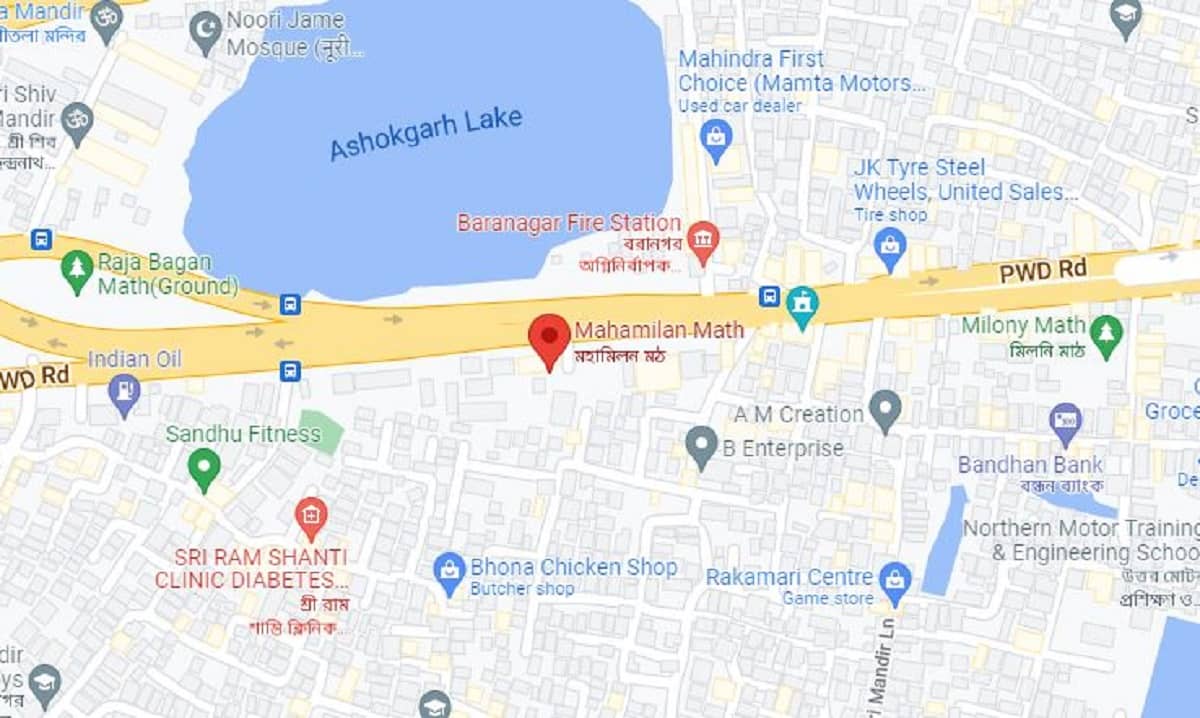 Mahamilan Math Monastery Location [Shri Shri Sitaramdas Omkarnath Dev] Map Phone Number