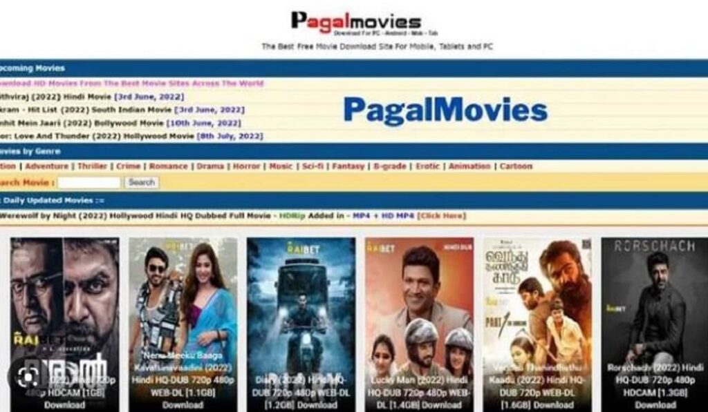 Pagalmovies Download Hindi Tamil Telugu Dubbed Movies