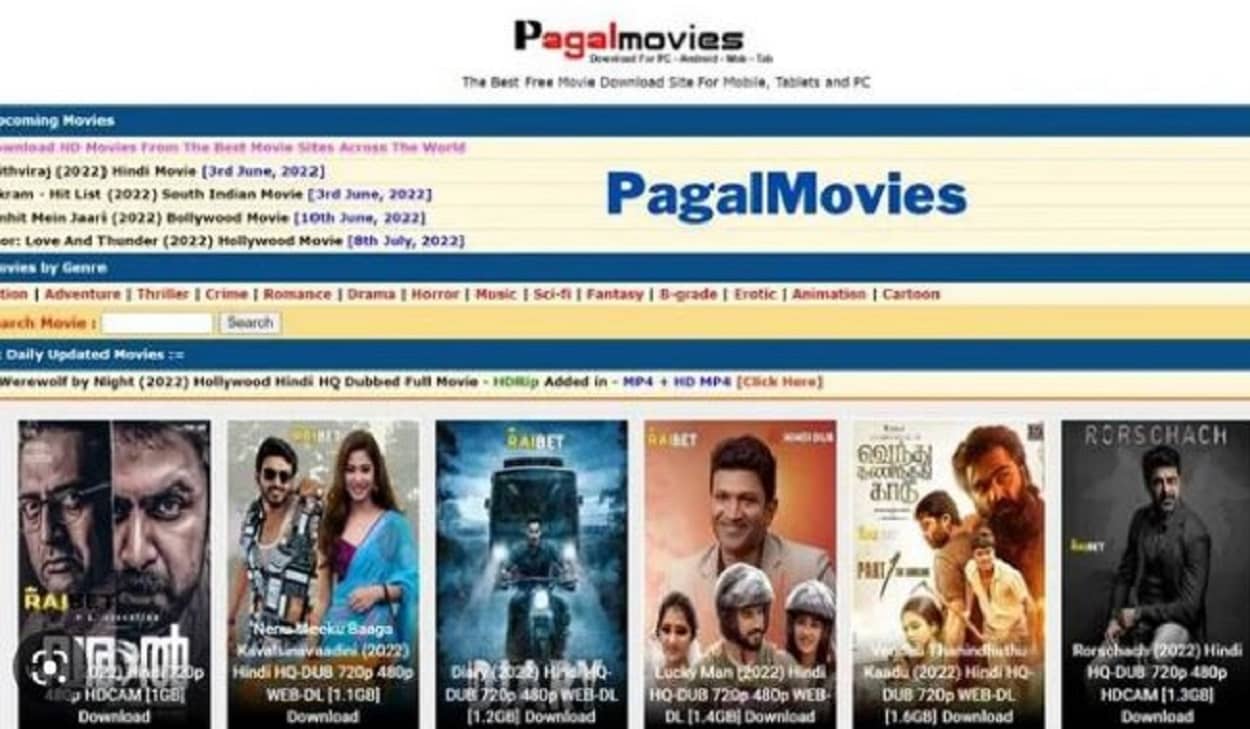 Pagalmovies Download Hindi Tamil Telugu Dubbed Movies